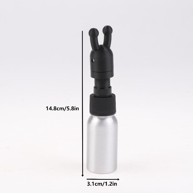 Leakproof Aroma Essential Oil Inhaler Cap Aluminum Bottles Silicone Cap Mini Perfume Inhaler Dispenser Bottle
