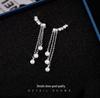Pearl Tassel Rhinestone Stud Earrings - Popular New Jewelry