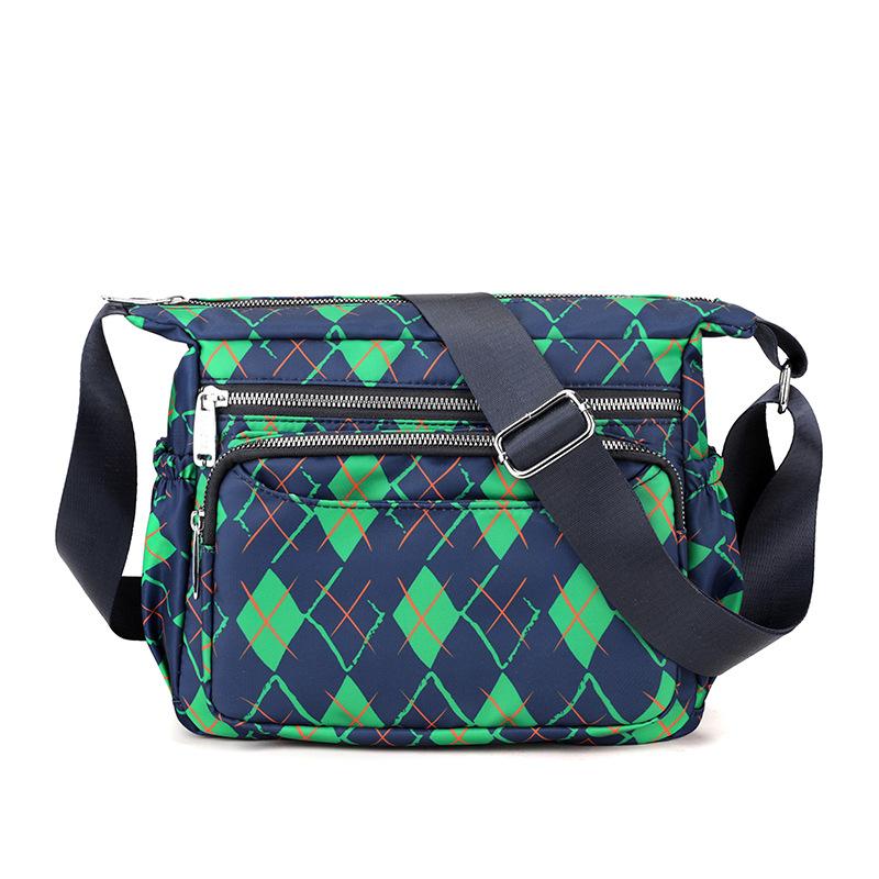 

New fashion printed mother bag trendy multi-compartment women s crossbody shoulder bag large capacity anti-splashing bag