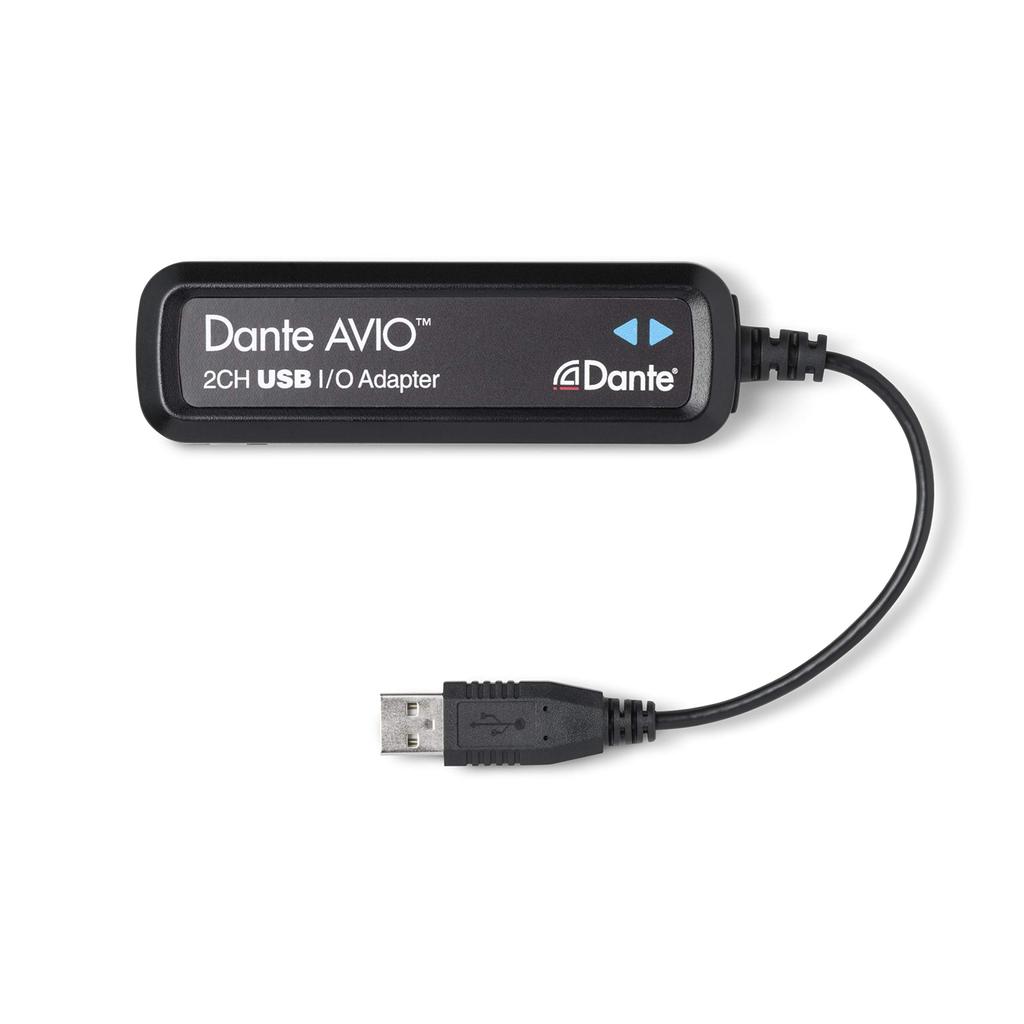 Audinate DANTE AVIO Adapter USB I/O (2 inputs/2 outputs) ADP-USB-AU-2×2