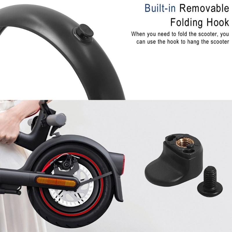 Scooters Mudguard Set Brackets Rear Mudguard Brackets Electric Scooters Mudguard for Easy Installation