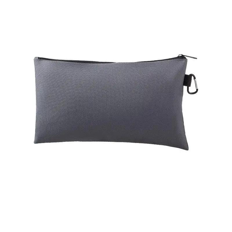 

1PCS Multipurpose Storage Tool Pouches Premium Tool Bag With Zipper And Carabiner For Camping Woodworking Electrician Gardening