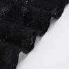 European Elegant Off-Shoulder Lace Patchwork Cropped Top - Slim-Fit Women's Style, Short-Sleeved.