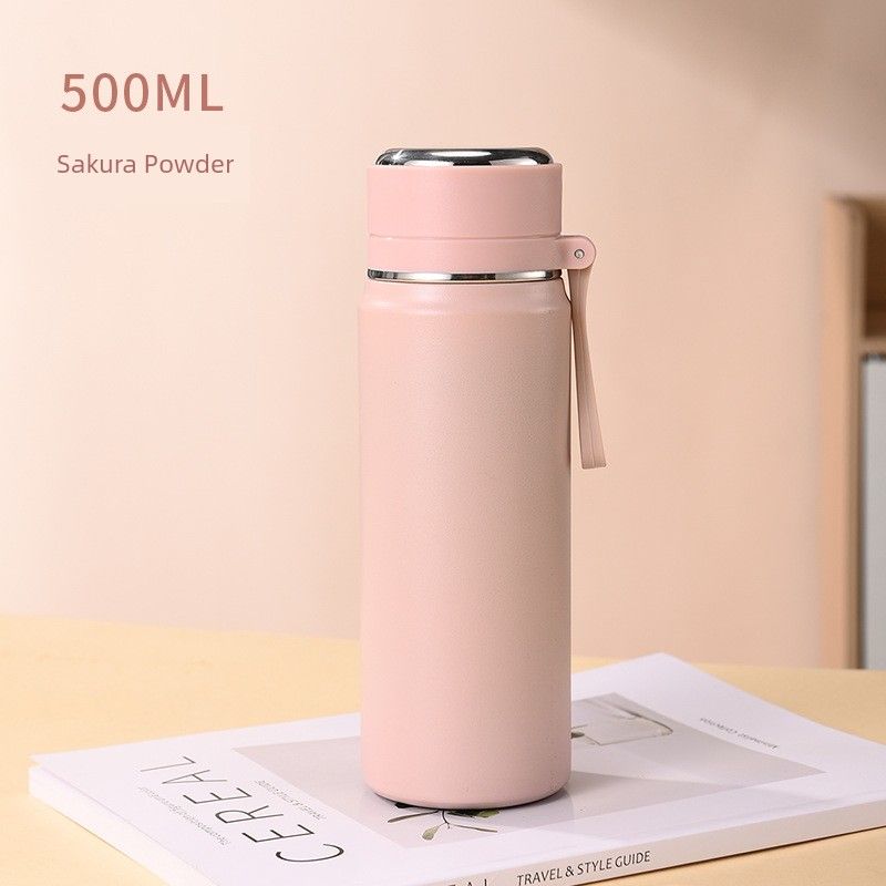 Tea water separation thermos cup 316 food grade large capacity thermos cup portable stainless steel large diameter thermal insulation Cup