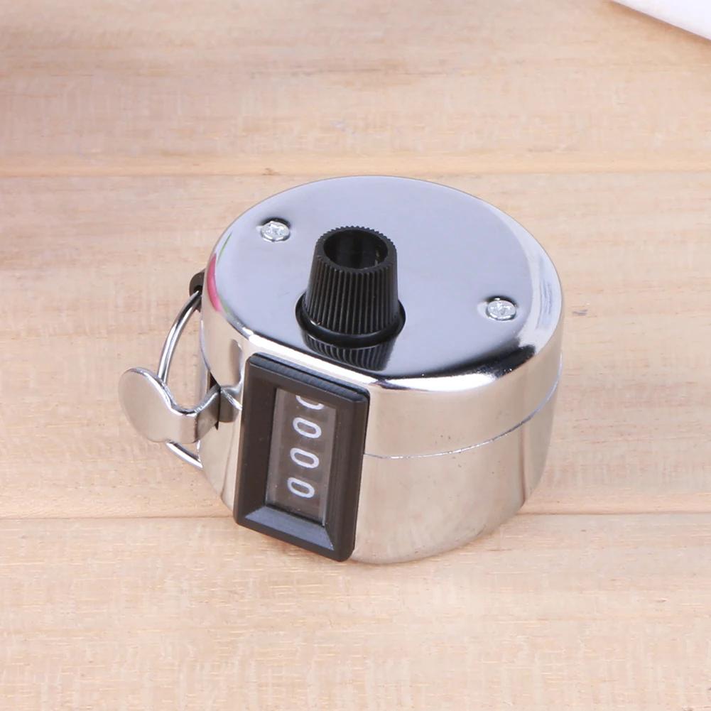 Handheld 4 Digital Tally Counter Mechanical Manual Palm Clicker Number Count Assorted Tally Counter Number Count