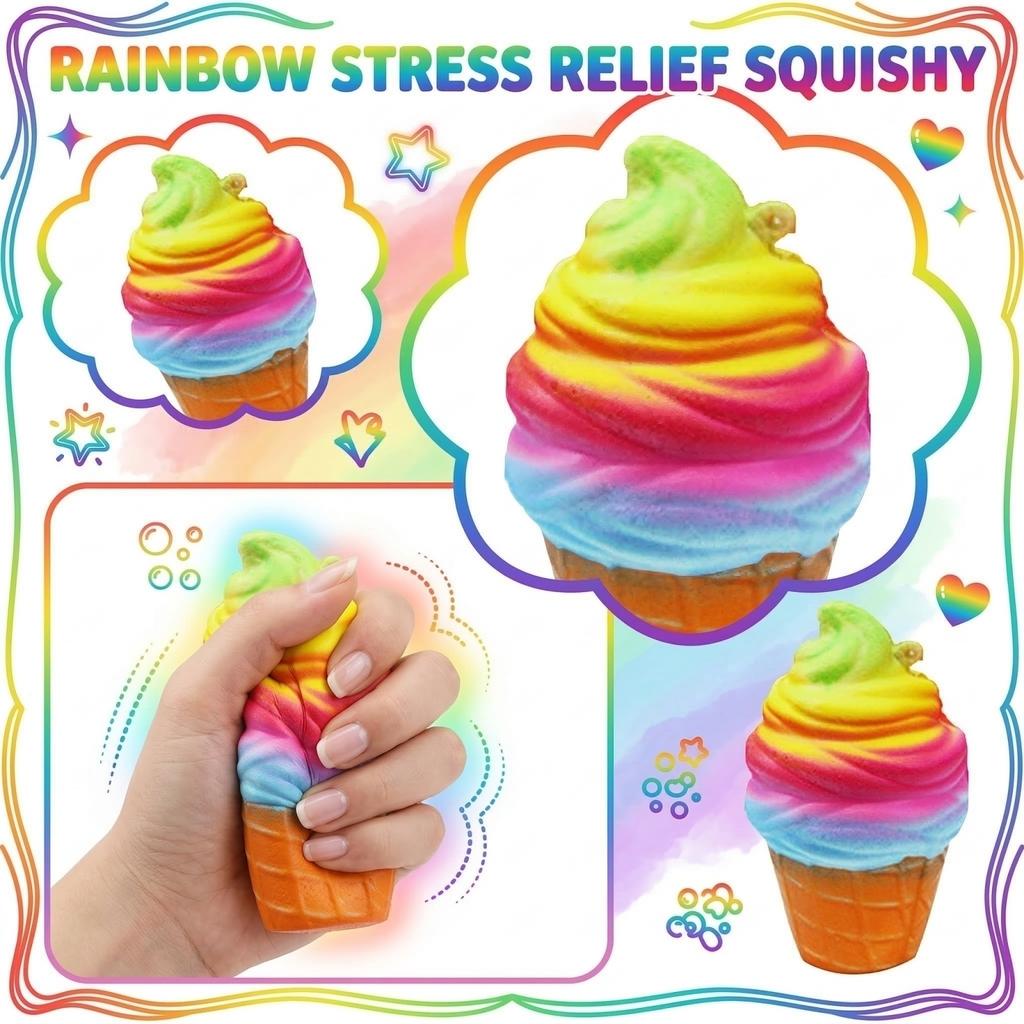 Artificial Ice Cream Model For Party Decorations Lifelike Fake Ice Cream For Photography Props Safe Display For Shops Home Decor