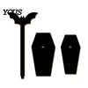 Decorative Paper Roll Storage Bat-shaped Towel Holder, Gothic Matte Black Metal Dark Aesthetic Bathroom Accessories Vertical Tissue Stand, for Kitchen