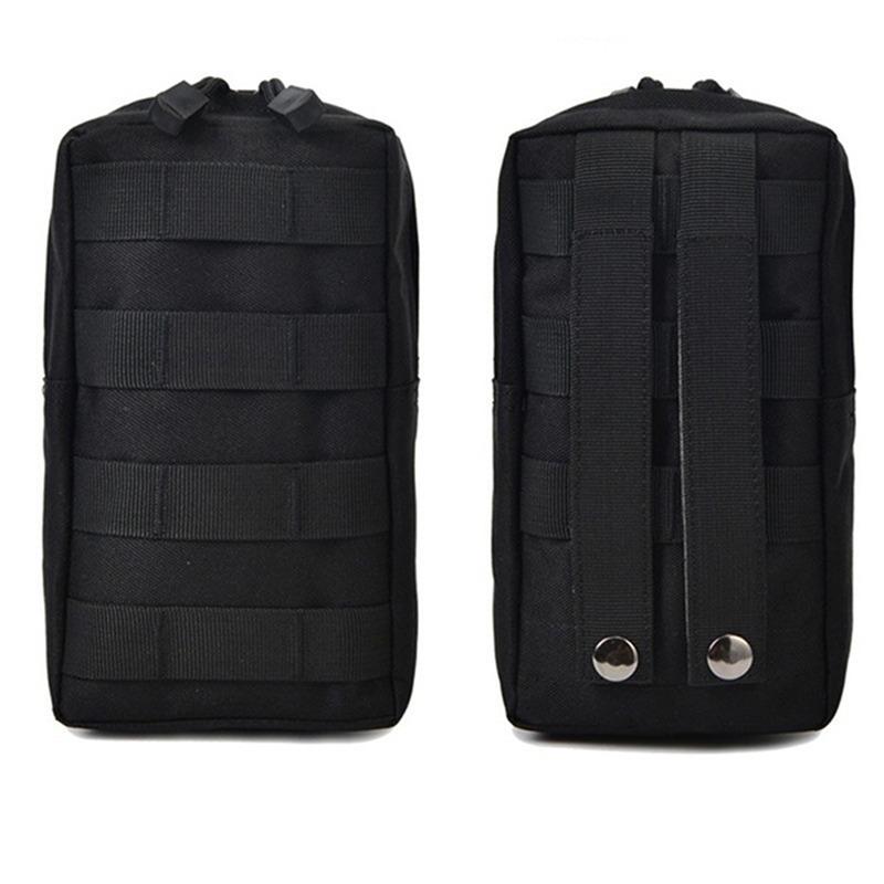 600D Oxford Outdoor Military Tactical Bag EDC Molle Tool Zipper Waist Accessories Durable Belt Comouflage Pouch Hunting Airsoft