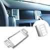 Silver Center GPS Navigation Cover Trim For Land Rover Discovery Sport 15-19