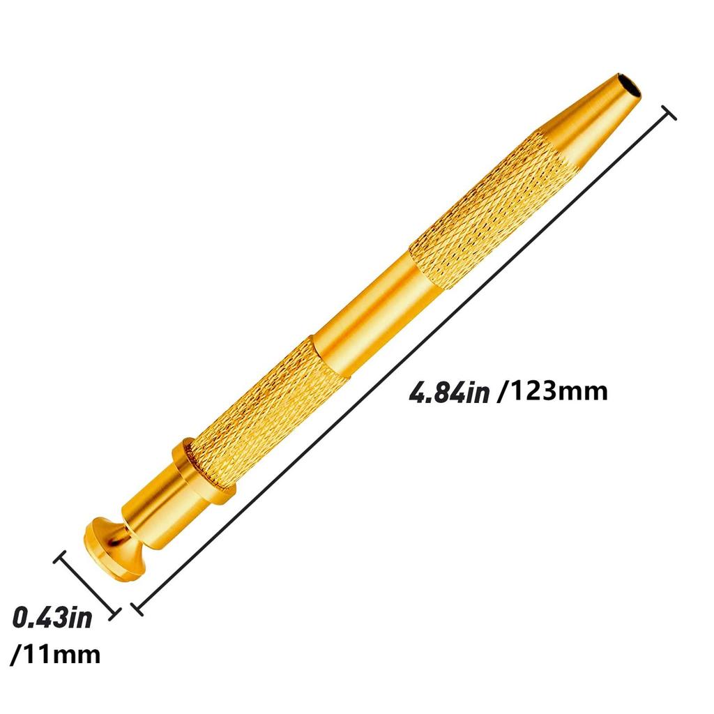 Tweezers Stainless Steel 4-Claw Pick up Tool Jeweler's Pick-Up Tool, 4 Prongs BGA Chip Pick for Small Parts Pickup