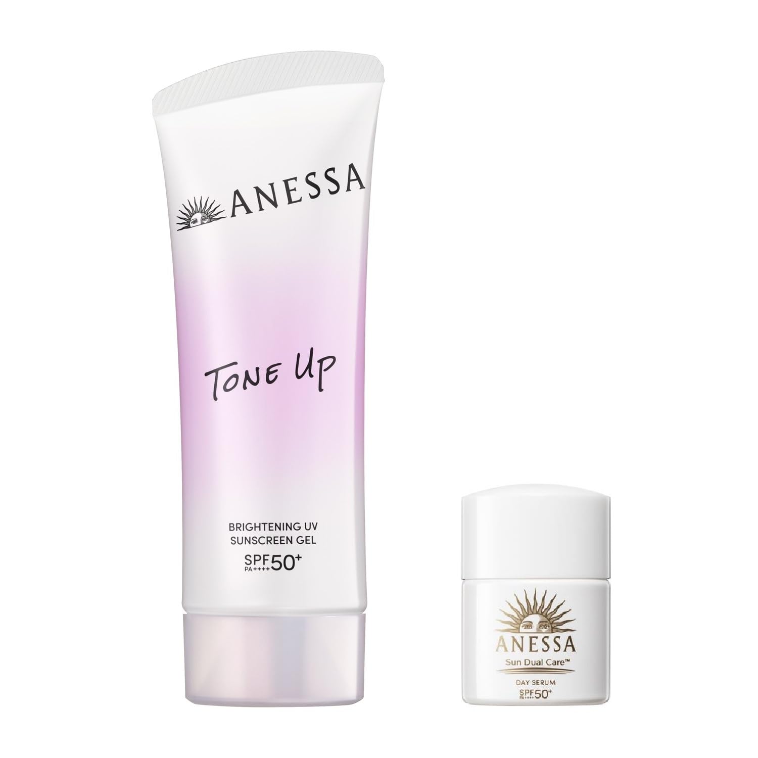 ANESSA Trial Kit Brightening UV Gel NA 90g Small Day Serum Included Sunscreen UV Gel Type White Floral Scent UV Protection Whitening UV Water