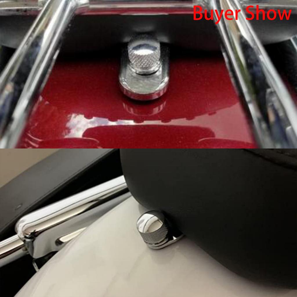 Motocyklový šroub zadního sedadla Šroub blatníku Šroub 1/4"-20 Závit Chrom Pro Harley Sportster Dyna Softail Street Glide 1996-2015 XL FL