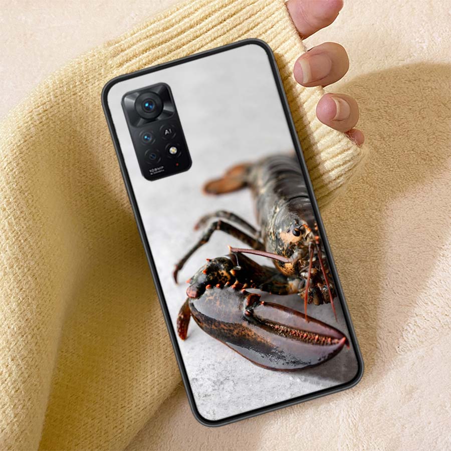 

Live Lobster Phone Case For Redmi Note 13 14 15 Pro Plus 12 13C 12C 15C 9 10 10C 9T 9C 9A TPU Soft Cover Clear Cell Cases Shockp Redmi 13
