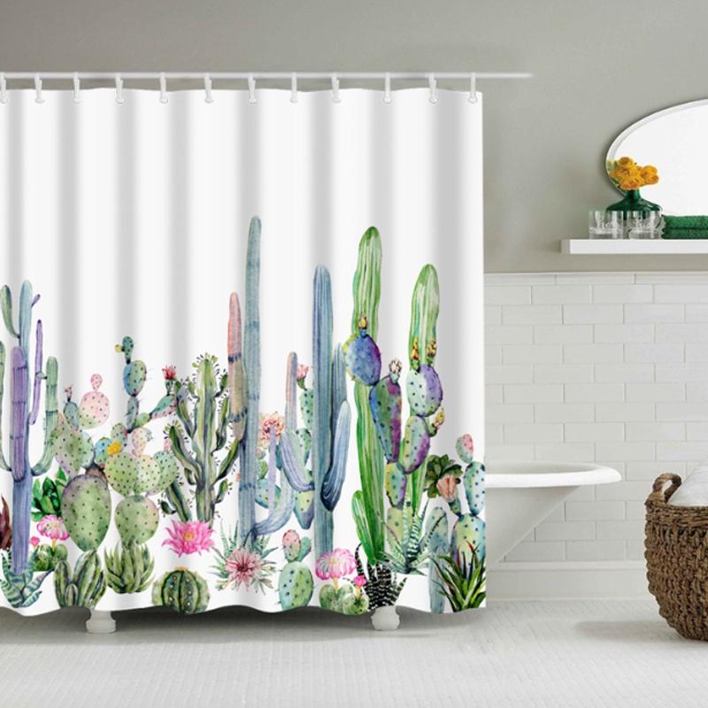 Stunning Waterproof Shower Curtain With Hooks Perfect Bathroom Decoration