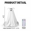 Lumière de décoration de chien fantôme de 2,3 pieds avec télécommande Halloween Fantôme Décor Mignon Effrayant Autoportant Accessoire de Fête d'Halloween