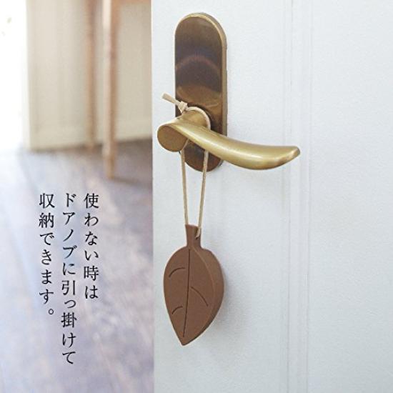 Yamazaki Industrial Door Stopper Leaf Light Green 7626