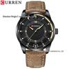 CURREN 8390 Men's Waterproof Business Quartz Watch - Stylish and Simple Design