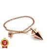 [Sedona Magic] Metal Pendulum, Arrow Shape, Copper Arrow, Includes Instructions for Use, Fortune Telling, Dowsing, Pink Gold Shine