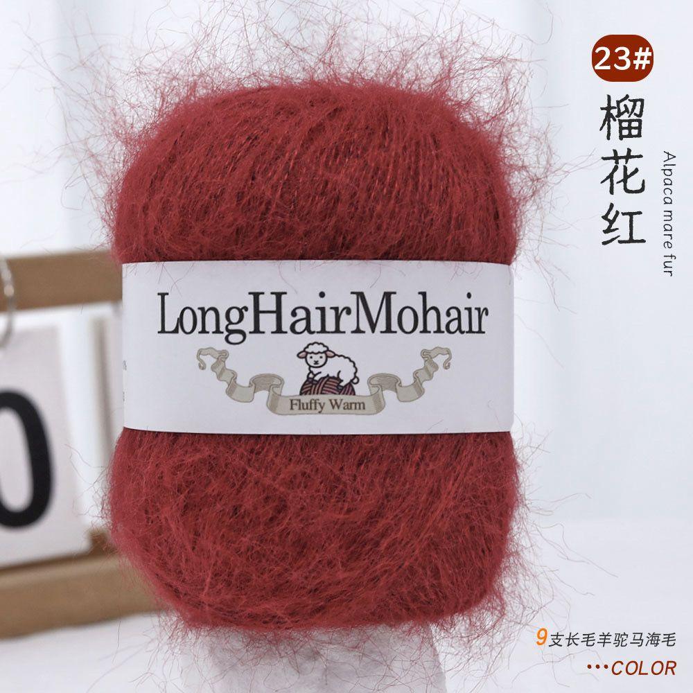 4 pièces/100g/set Fil Mohair Alpaga Pulls Tricotés Main Chapeaux Écharpes Châles Gants Chaussettes DIY Fil Doux Confortable Respectueux de la Peau