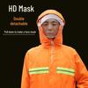 Unisex Reflective Waterproof Rain Jumpsuit for Safety and Outdoor Activities
