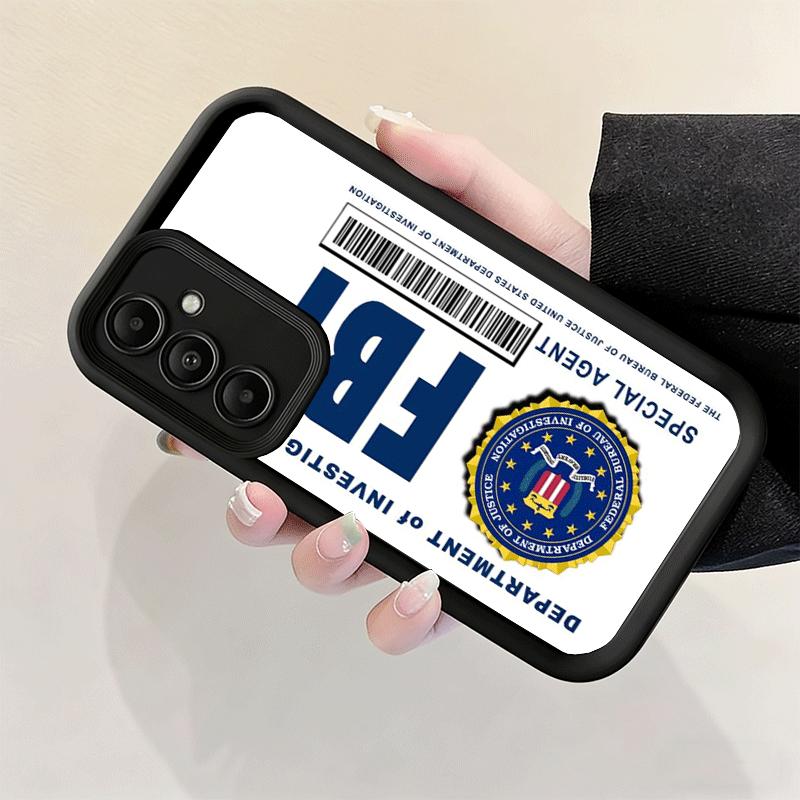Phone Case for Samsung Galaxy A17 A16 A15 A14 A13 Police FBI ID Card Swat A56 A36 A26 A55 A35 A25 A54 A34 A24 A53 A33 A23 A07 A0