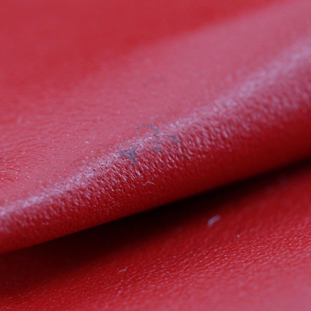 Michael Kors ChainShoulder Shoulder Bag CECE Red Leather Women Used