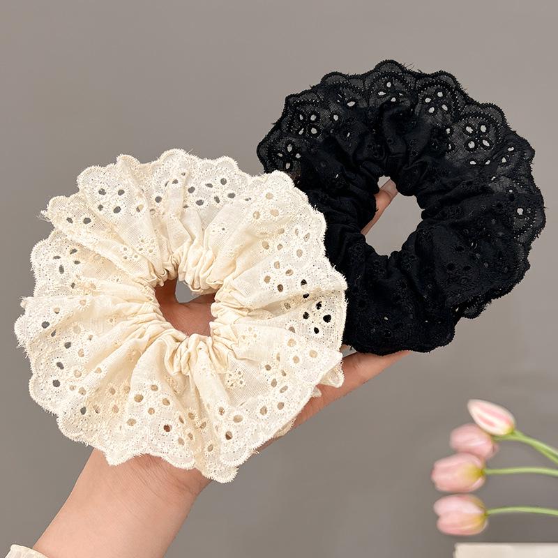 

Zhao Lusi Style Lace Scrunchie - Women s Large Fairy Ponytail Hair Tie