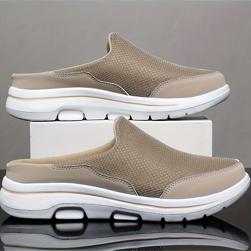 Men Loafers Mule Half Sneakers Outdoor Casual Walking Backless Shoes