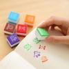 6 ks Dětské povzbuzující razítko Anglický učitel Komentář Razítko Pochvala Odměna Pečeť Voda Samobarvicí DIY Školní Scrapbooking