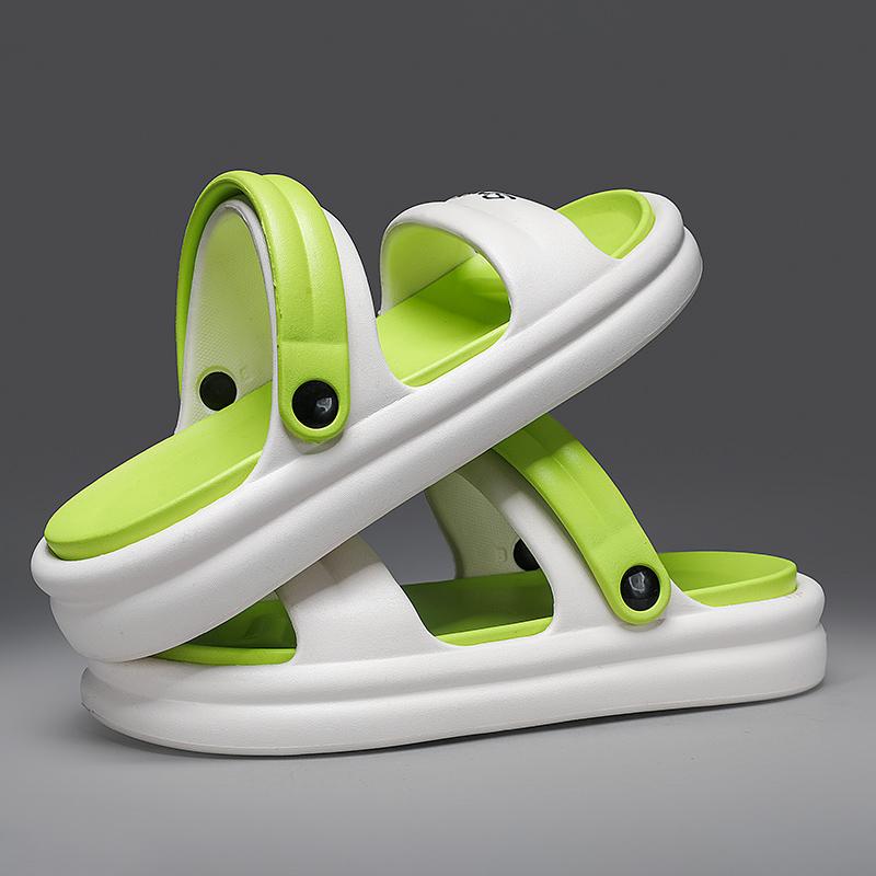 Fashion Summer Couple's EVA Outdoor Sandals Hot Mens Slip-on Casual Shoes for Men Thick Bottom Slippers New Woman Non-Slip Beach Shoes