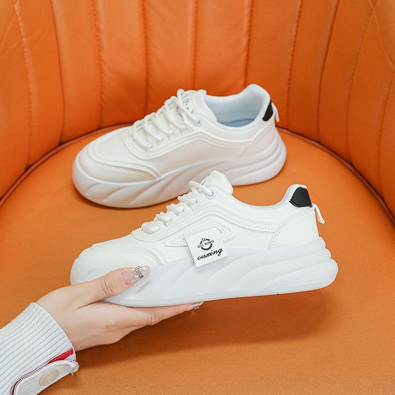 Little White Shoes Women's Spring New Ins Trendy Girl Student Platform Sports Shoes Versatile Casual Shoes