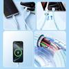 Super Fast Charging 100w Data Cable With One To Three Splitter For Android And Apple Devices