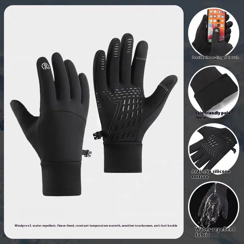 NEW 1Pair Winter Gloves For Men Women-Waterproof Thermal Glove For Cold Weather,Warm Gloves For Cycling,Snow,Touchscreen Finger