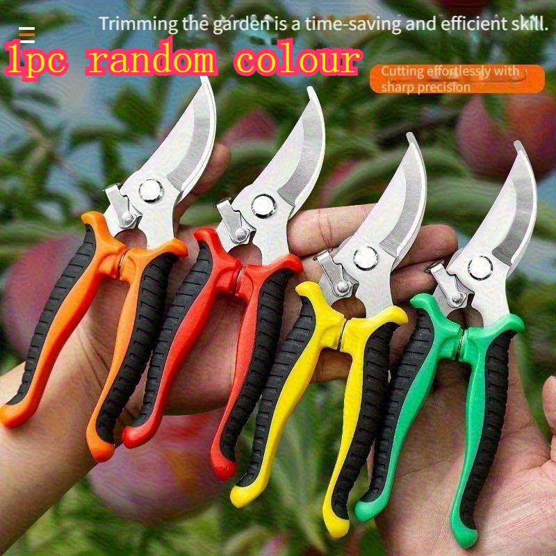 

Sharp Stainless Steel Pruning Shears,Garden Scissors for Trimming Branches, Flowers & Fruit Picking,Ergonomic Gardening Tools