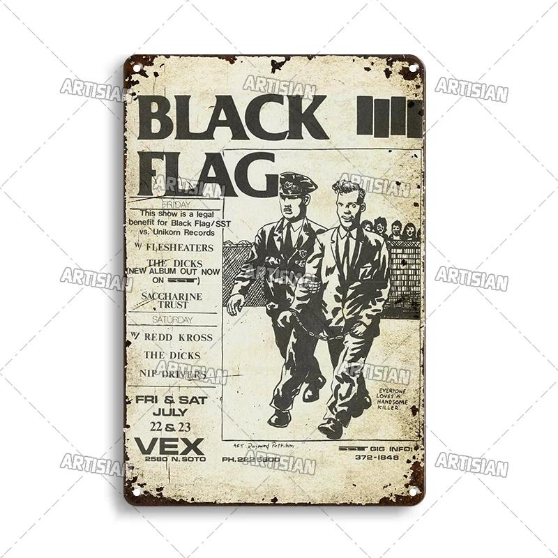 Rock & Roll  Retro Metal Plaque Rock Metal  Sign Music Vintage Plate  Weathered Bar Cafe Club Industrial Decor Retro Wall Plate