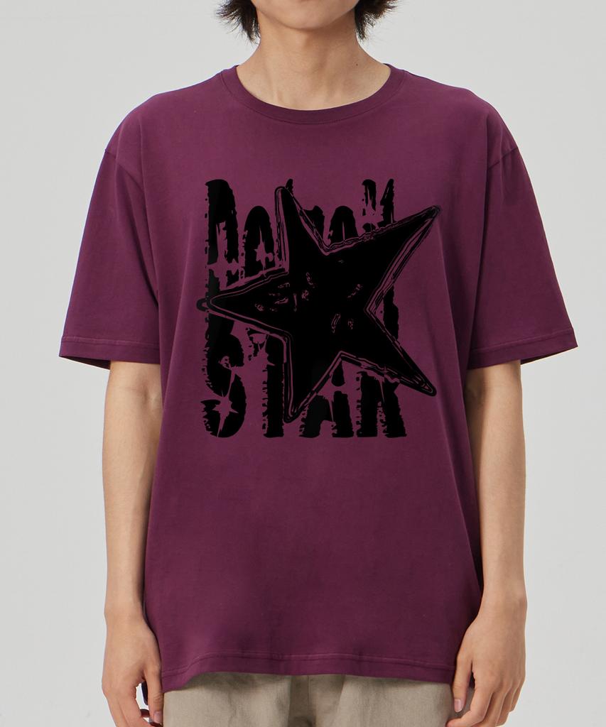 BY.L Detroit Star Short-Sleeve T-Shirt Wine