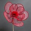 Organza Flower Heads for Aesthetic Wedding and Room Decor