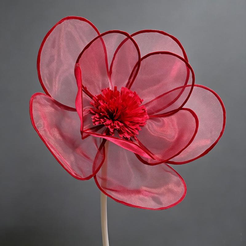 Organza Flower Heads for Aesthetic Wedding and Room Decor