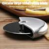 Roată tăietor pizza din oțel inoxidabil Răzătoare rulantă rezistentă la rugină pentru plăcinte, produse de patiserie, pâine plată Instrument esențial pentru bucătărie și copt