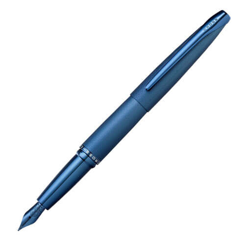 Cross Cross ATX Sandblast Fountain Pen (Dark Blue)