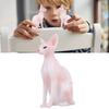 Simulation Hairless Cat Model Home Ornaments Desktop Decoration Kid Children ToyPL127?1562