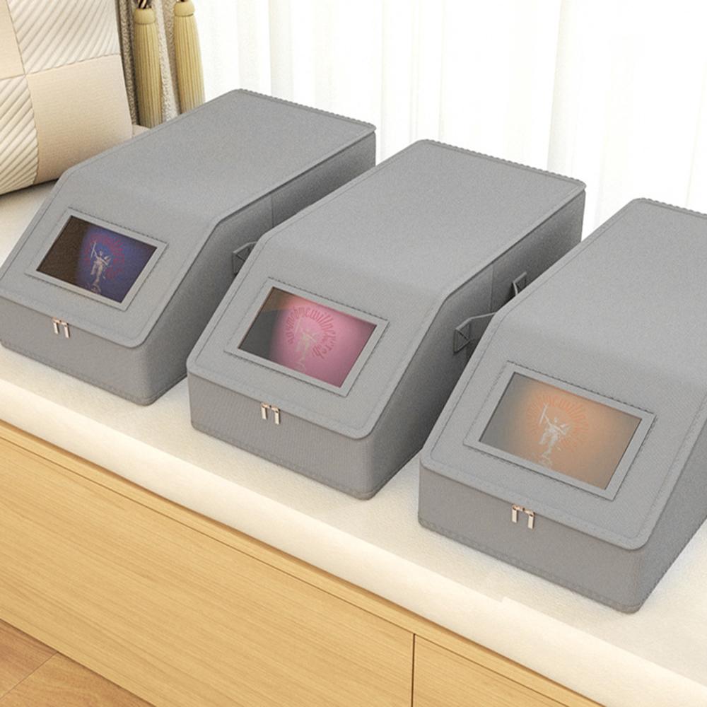 Storage Bag for Baseball Caps Hat Organizer for Closet with Cardboard Stackable Holder Container for Closet Home Shelf Bedroom