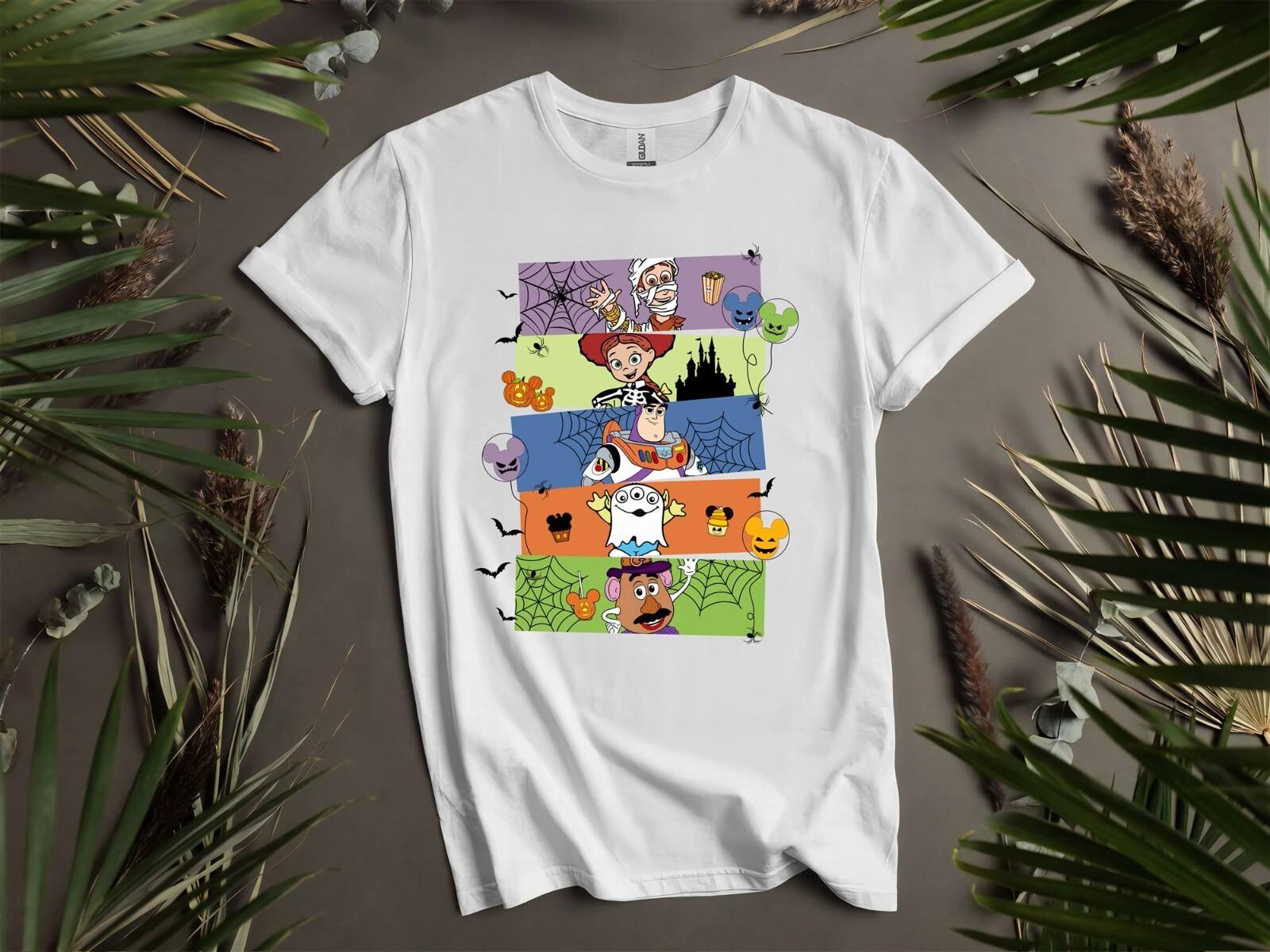 Toy Story Characters T-Shirt Mens Womens Tees Top T Shirt Mens Womens Tees Top Men Women Unisex Tshirt I79 M
