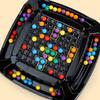Ball Elimination Board Game with 80/120 Colorful Beads Color Recognition Focus Logic Training Multi-Player Strategy Game Educational Beads Toy