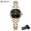 CURREN Women's Watches Elegant Fashion Original Quartz Watch for Laides Waterproof Stainless Steel Simple Luxury Daily Wear