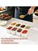 1 pc Split type tray with lid and handle, refrigerator compartment drain and preservation box, bento box