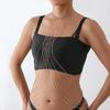 Personality Exaggerated Multi-layer Cross Metal Body Chain Body Chain Nightclub Chest Chain Women