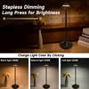 USB Metal Rechargeable Table Lamp Desk Light 3 Colors Adjustable Creative Touch Led Lamp  Desktop Ambient desk lamp Lighting Bed