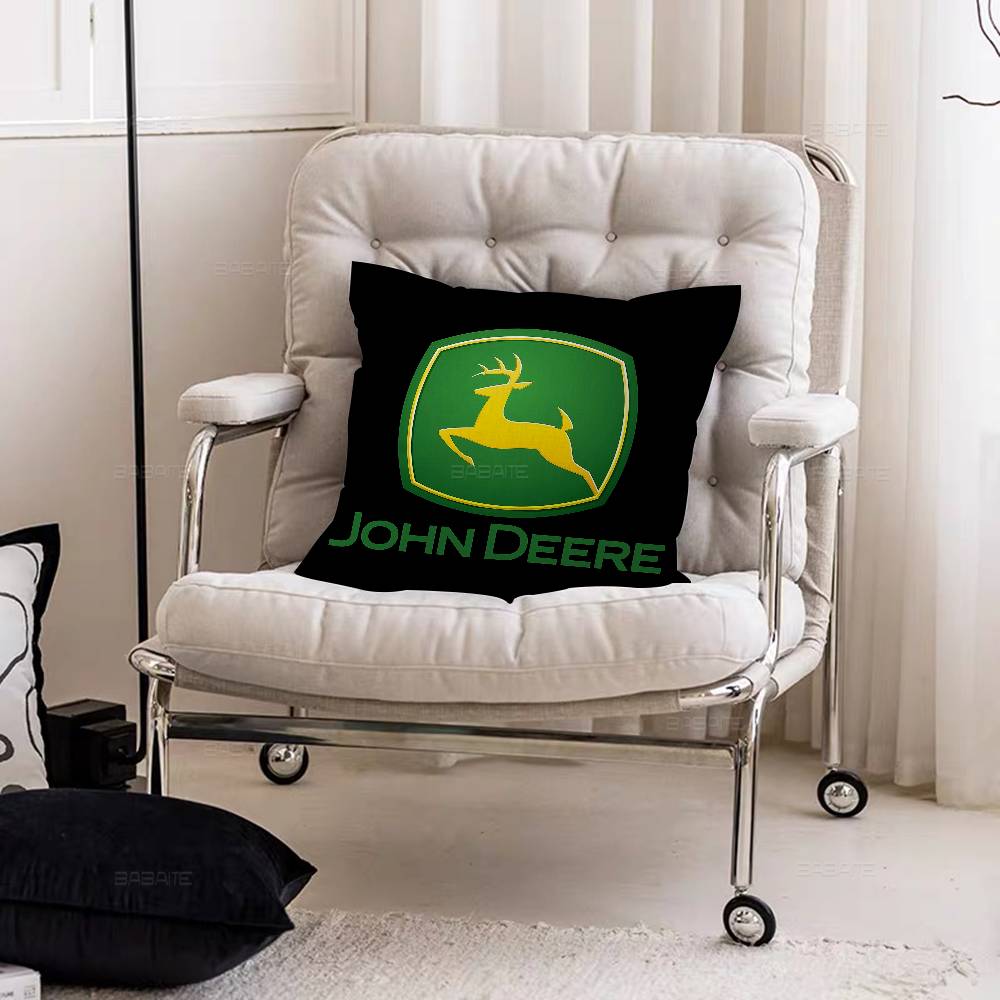 JJohnLogoDeeres Anime Cushion Cover Pillow Cover Decor Pillowcase Printed Cushion Case for Couch