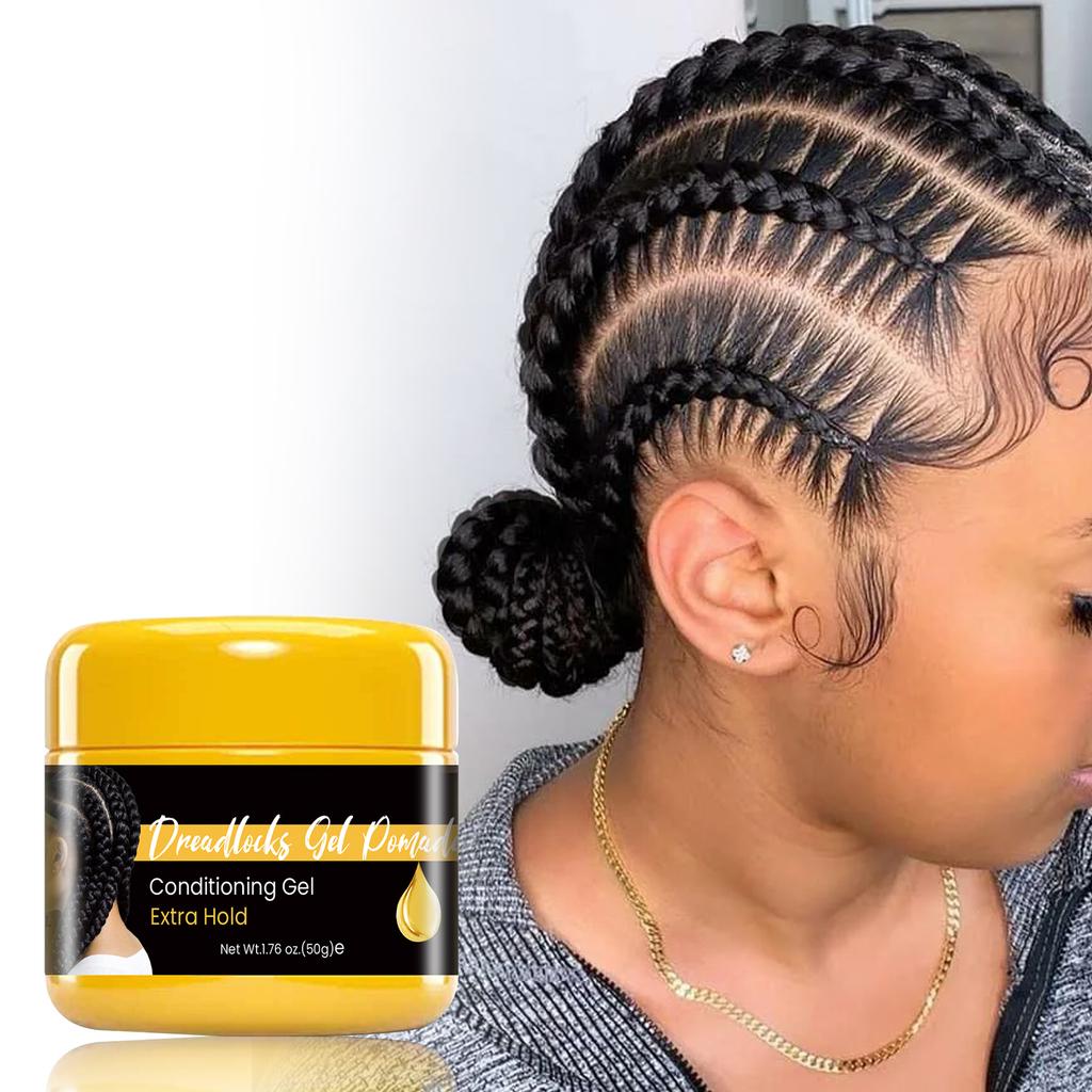 Dreadlocks Hair Gel Wax Long Lasting, Dreadlocks From Falling Out, Moisturizes, Provides Natural And Styling Benefits.